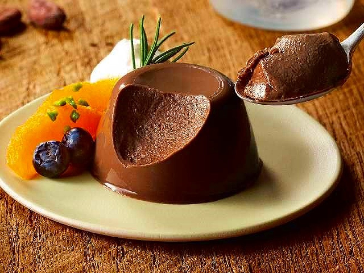 26641 レンジでロスなし濃厚ショコラプディング（Bean to Bar Chocolate使用) 260g(4個入箱) 味の素冷凍食品