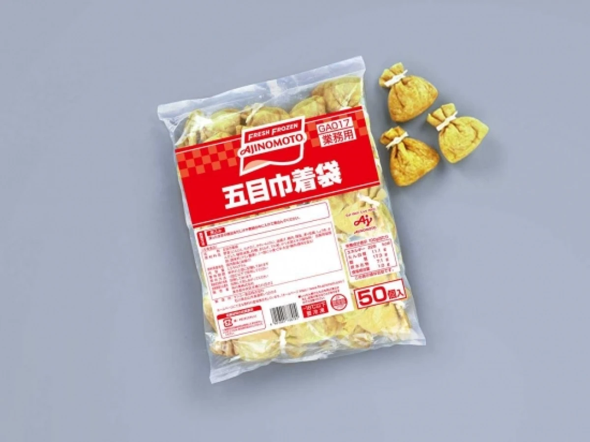 27903x4 【送料無料】 五目巾着袋 1500g(50個入)×4袋 味の素冷凍食品