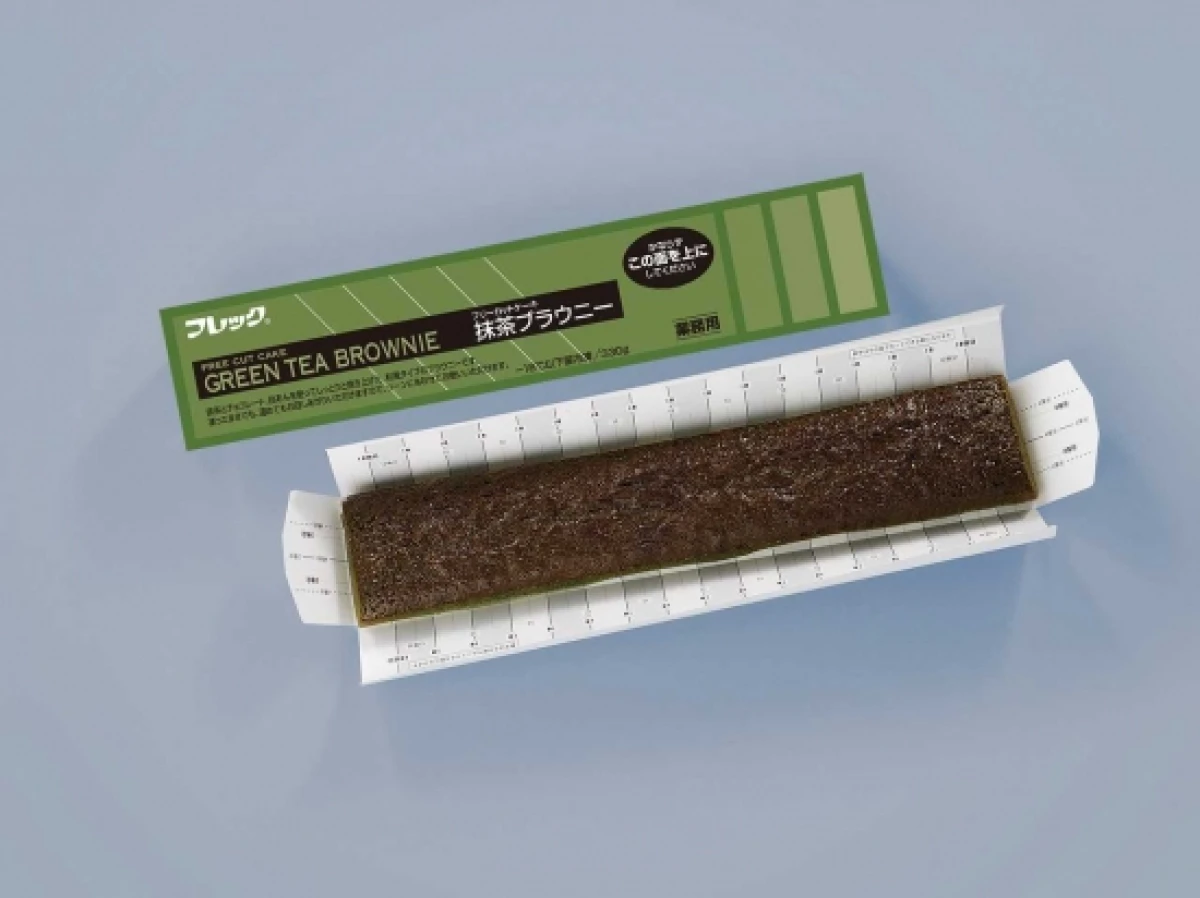 28661x18 【送料無料】 フリーカットケーキ 抹茶ブラウニー 330g×18個 味の素冷凍食品