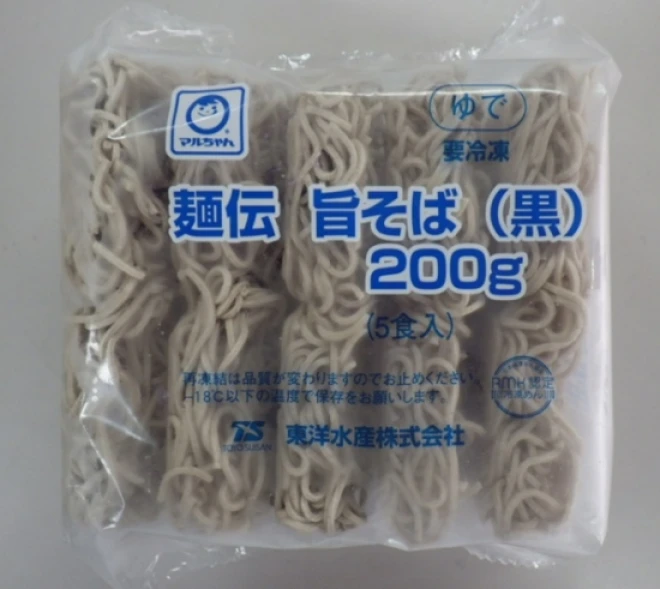 17285　麺伝旨そば（黒）　200g×5食入　東洋水産