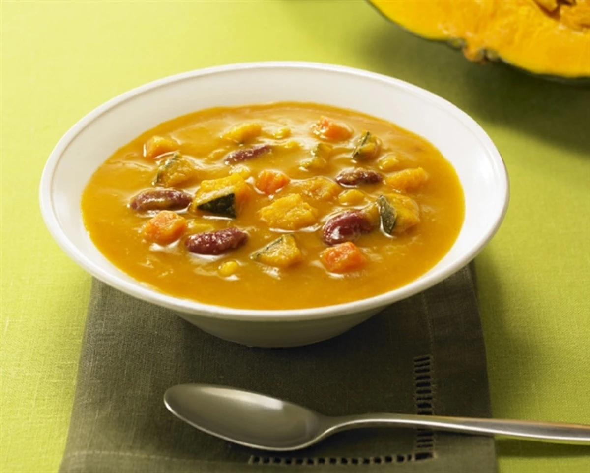 野菜たっぷり かぼちゃのスープ