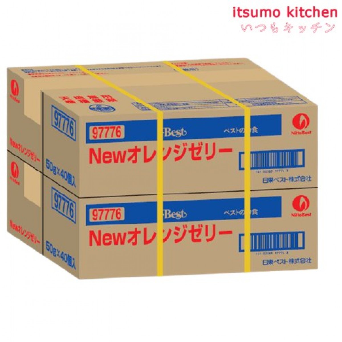 26506x40【送料無料】ＮＥＷオレンジゼリー 50gx40個入 日東ベスト - いつもキッチン