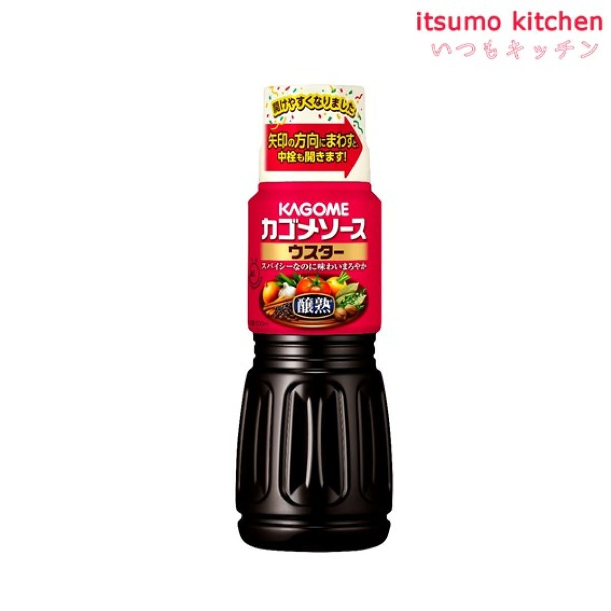 181162 カゴメ醸熟ソースウスター500ml カゴメ - いつもキッチン