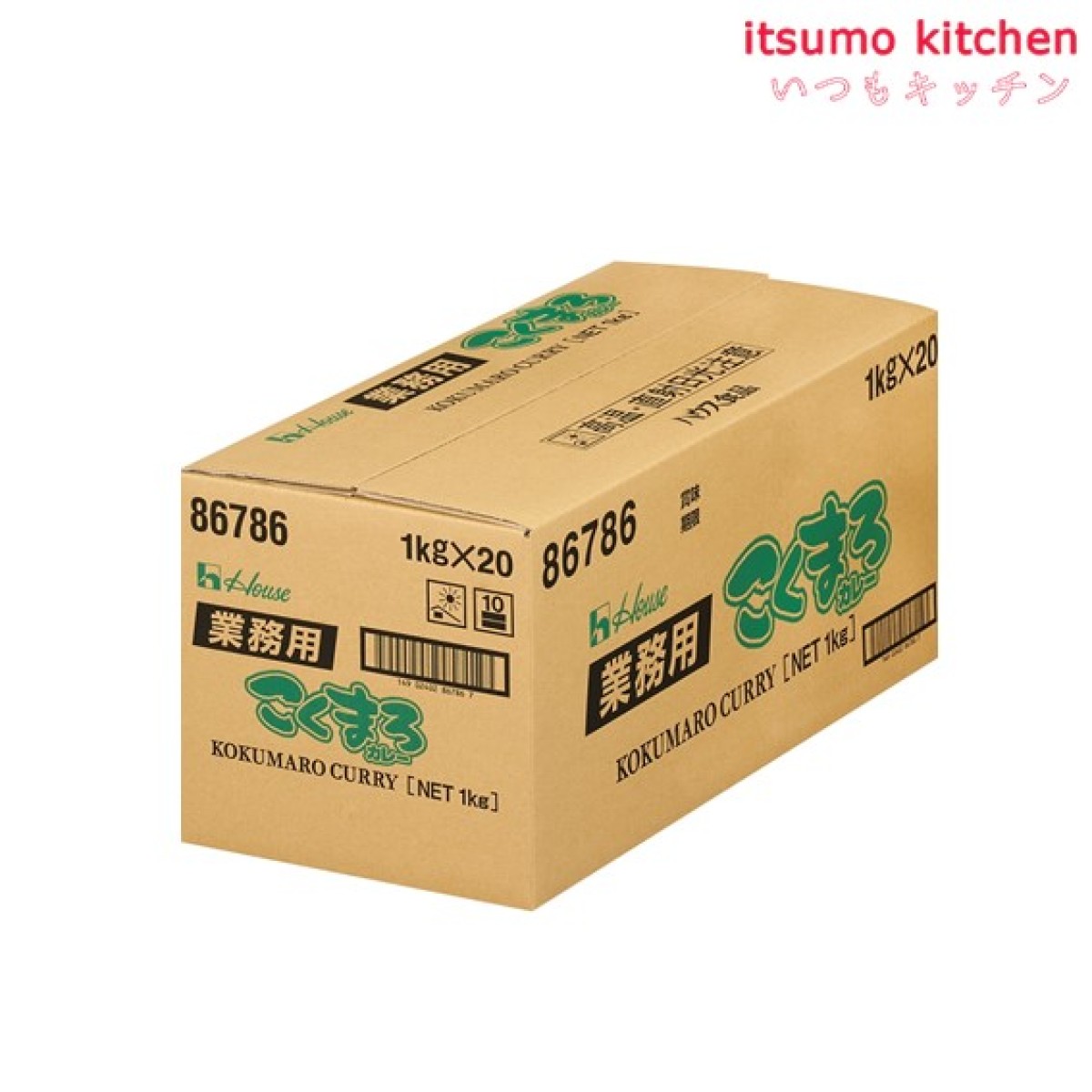 211042x20【送料無料】業務用こくまろカレー 1kgx20箱 ハウス食品 - いつもキッチン