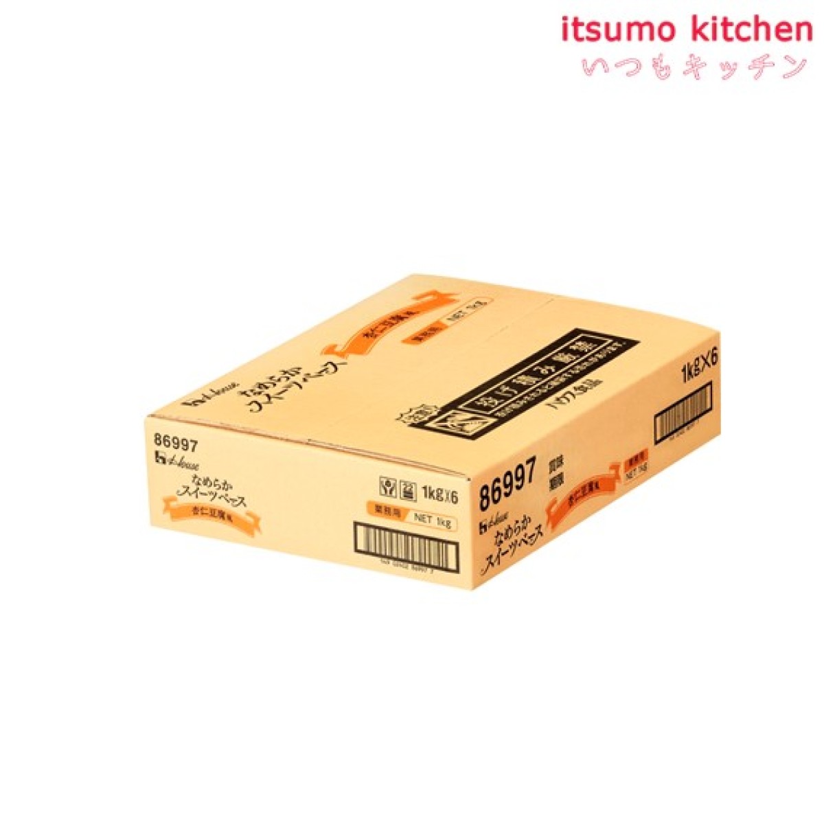 225059x6【送料無料】1kg なめらかスイーツベース 杏仁豆腐風 1kgx6袋 ハウス食品 - いつもキッチン