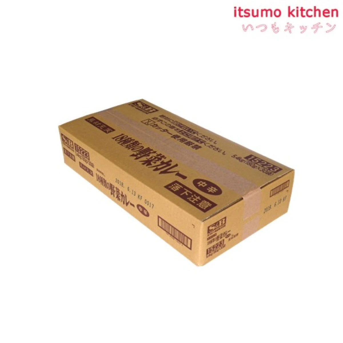 91344x30【送料無料】具材充実18種類の野菜カレー(動物性原材料不使用) 180gx30袋 エスビー食品