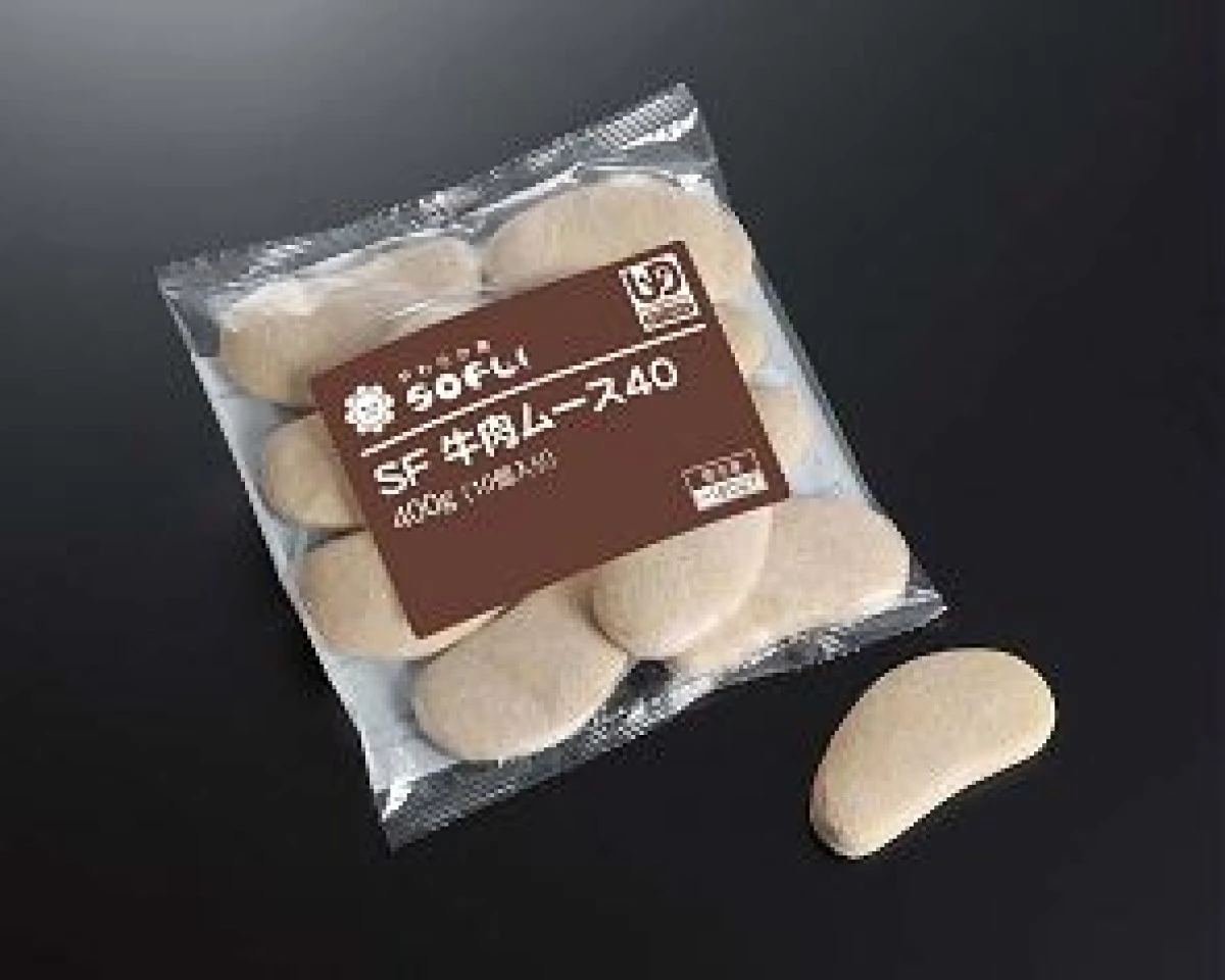 【送料無料】28852x10 ソフリ 牛肉ムース40 400g(10個入)×10袋 ヤヨイサンフーズ