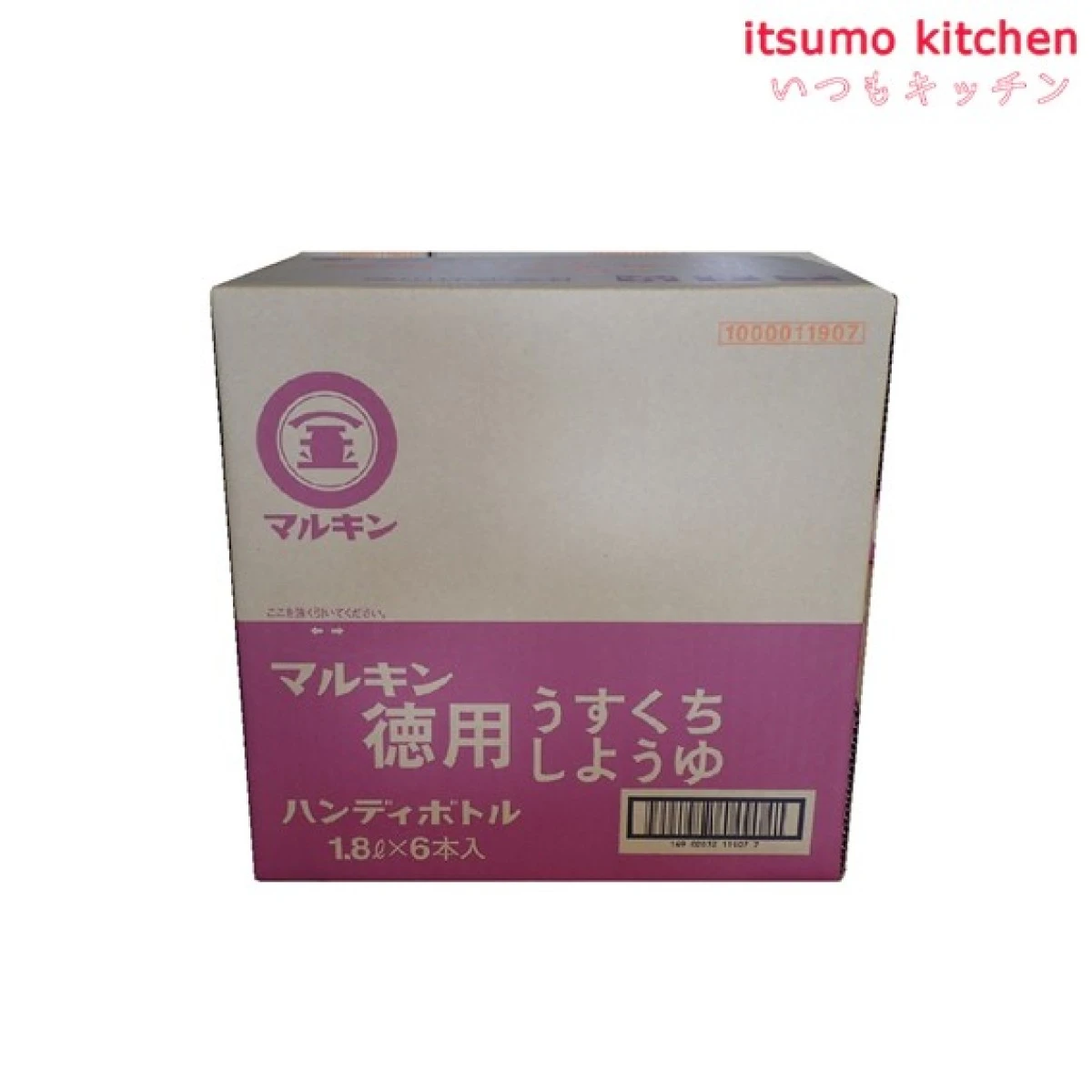 191187x6【送料無料】本醸造徳用うすくちしょうゆ 1.8Lx6本 盛田