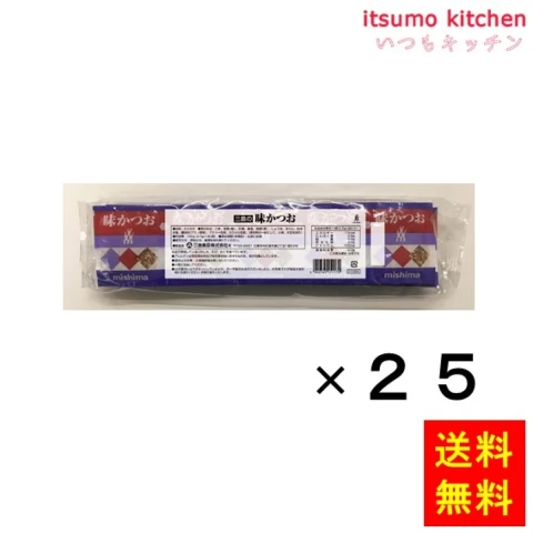 236027x25【送料無料】味かつお (2.5gx40)x25袋 三島食品