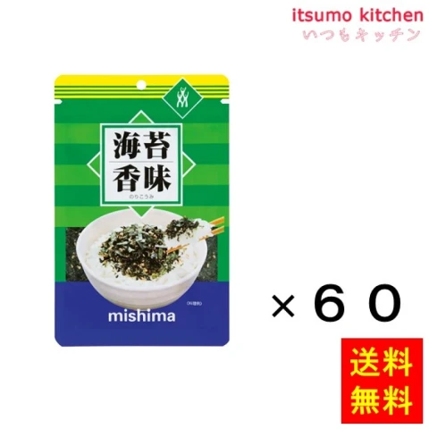 236197x60【送料無料】海苔香味 40gx60袋 三島食品