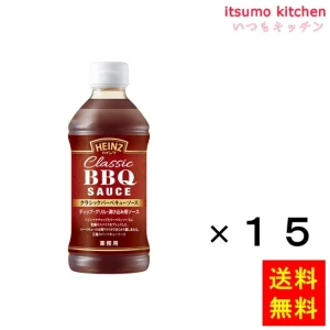 182039x15【送料無料】590g クラシックＢＢＱソース 590gx15本 ハインツ日本