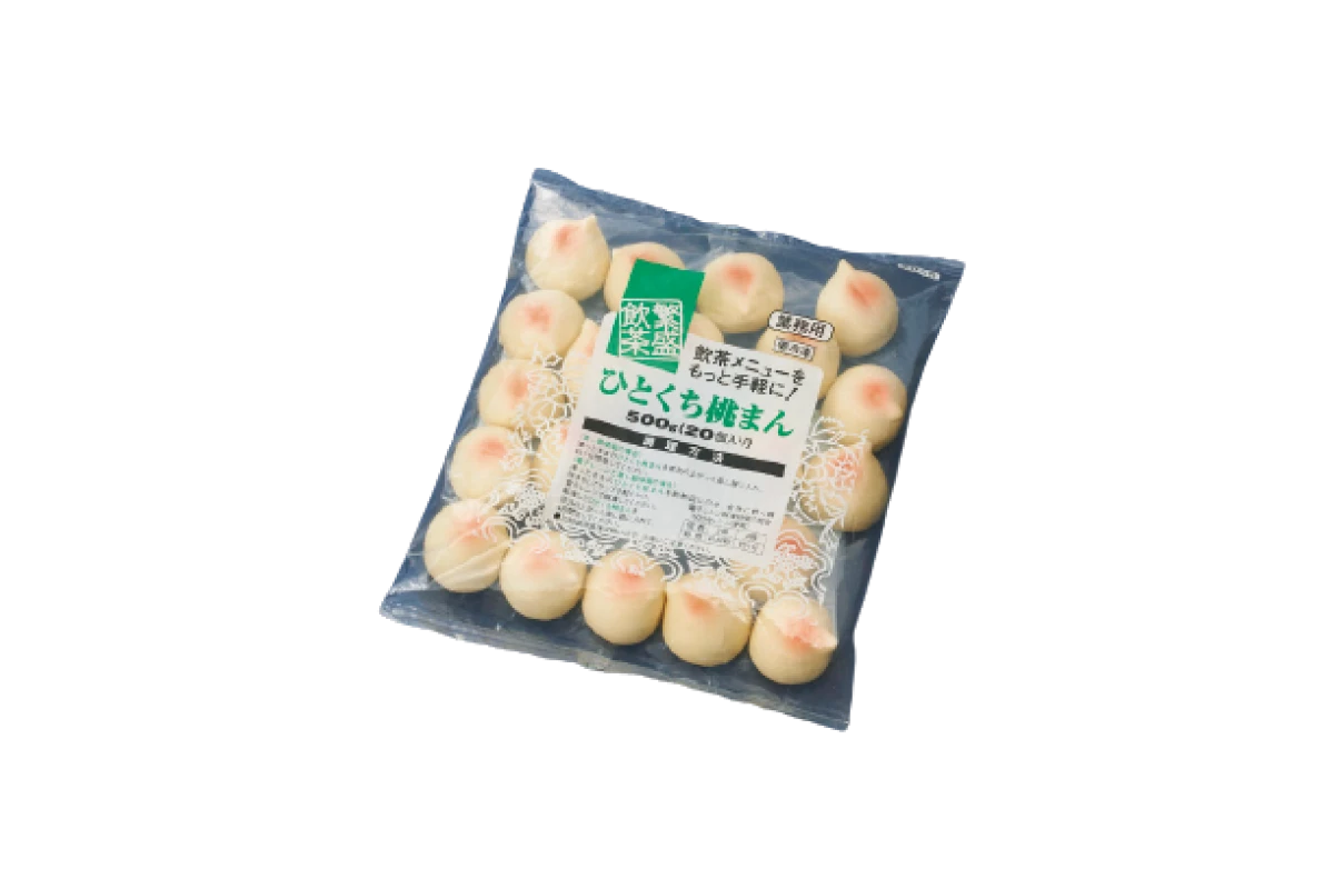 26871 ひとくち桃まん 500g(20個入) テーブルマーク