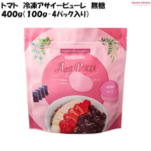 16059 冷凍アサイーピューレ 無糖 400g(100g-4パック入) トマトコーポレーション
