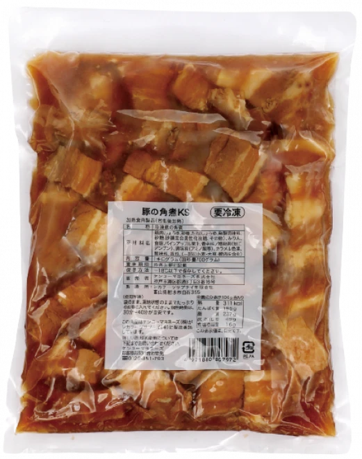 24863 冷凍　豚の角煮KS 1kg ケンコーマヨネーズ