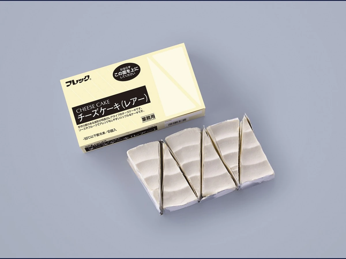 27674 チーズケーキ（レアー）約65g×6個 味の素冷凍食品