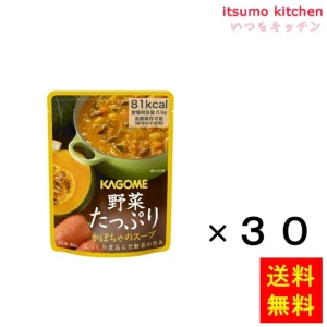 95222x30【送料無料】野菜たっぷり かぼちゃのスープ 160gx30袋 カゴメ