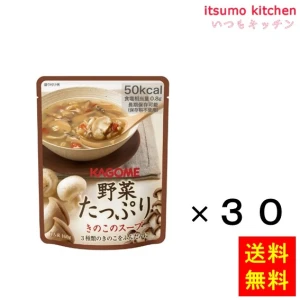 95224x30【送料無料】野菜たっぷり きのこのスープ 160gx30袋 カゴメ