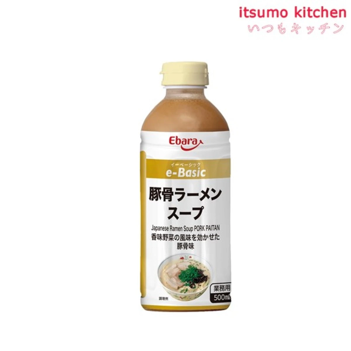 195562 e-Basic 豚骨ラーメンスープ 500ml エバラ食品工業