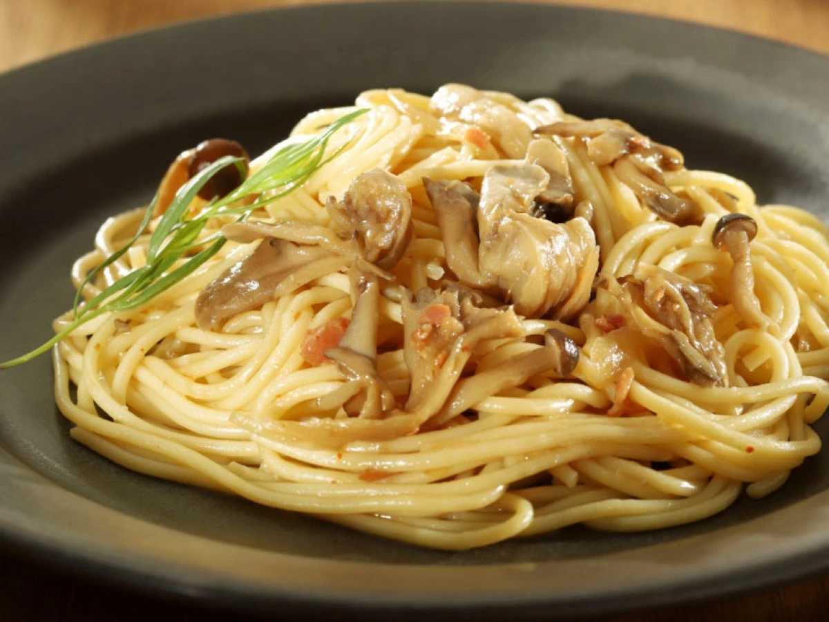 28656x10 【送料無料】Oliveto スパゲッティ 醤油きのこＲ  270gx10食 ヤヨイサンフーズ