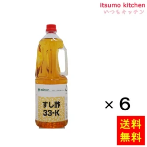 192056x6【送料無料】すし酢 33-K(ペットボトル) 1.8Lx6本 ミツカン