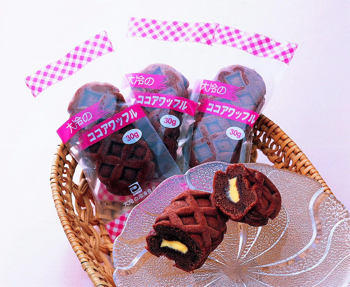 25983　ミニパックココアワッフル　600ｇ（20個入）　大冷