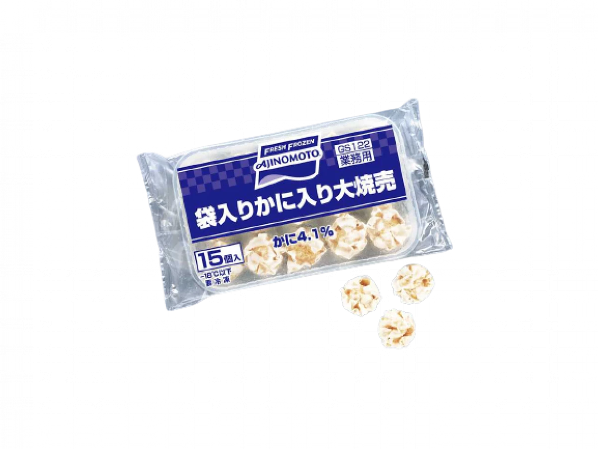 23718 袋入りかに入り大焼売 405g(15個入) 味の素冷凍食品