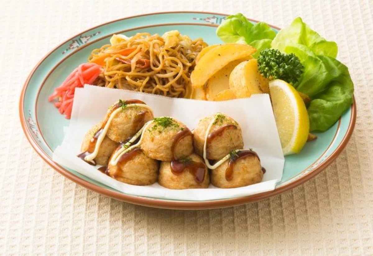 26486x10 【送料無料】 油のいらない とろーりたこ焼き 50個(1kg) 日本水産