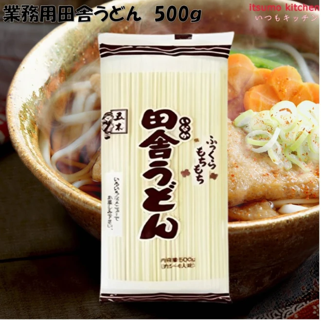 123222 五木食品 田舎うどん 500g