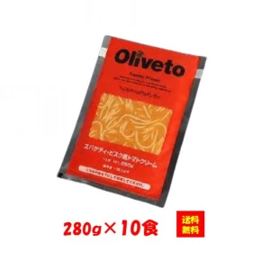【在庫限り】28658x10 【送料無料】Oliveto スパゲティ ビスク風トマトクリーム 280gx10食 ヤヨイサンフーズ