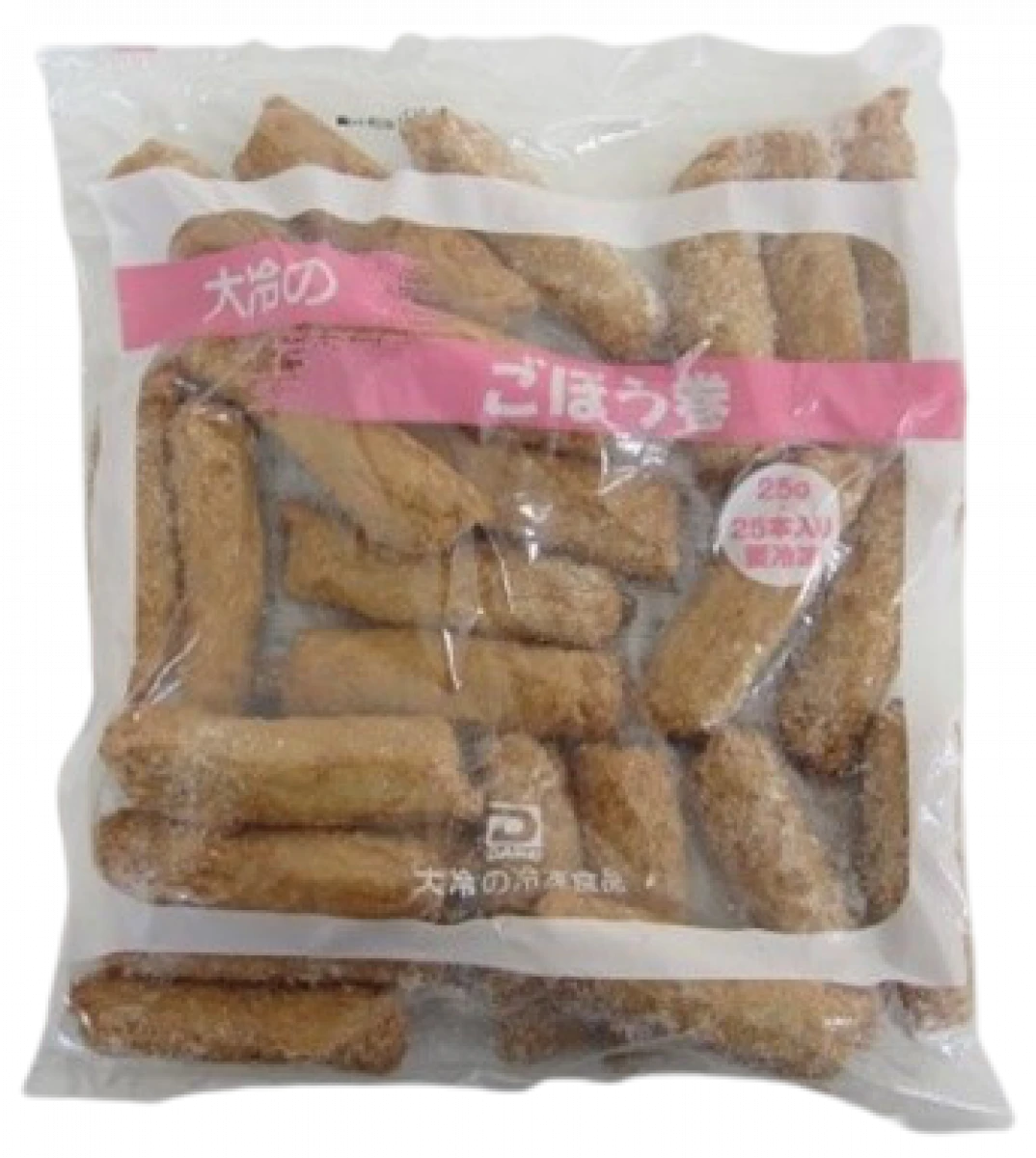 280522 ごぼう巻 625g(25個入) 大冷