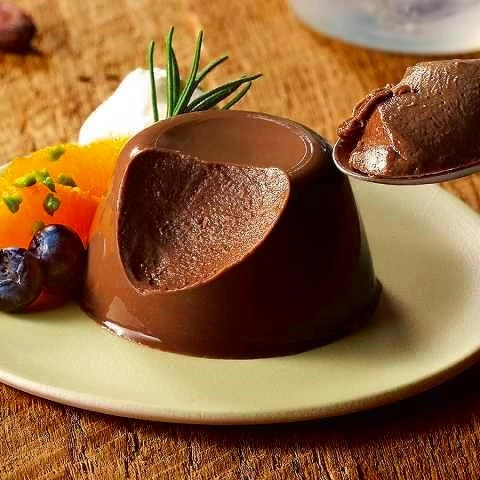26641 レンジでロスなし濃厚ショコラプディング（Bean to Bar Chocolate使用) 260g(4個入箱) 味の素冷凍食品