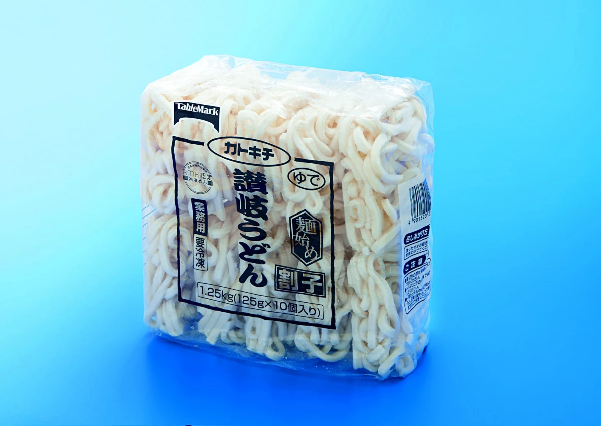 17118 麺始め 割子讃岐うどん 125 1.25kg(10個入) テーブルマーク