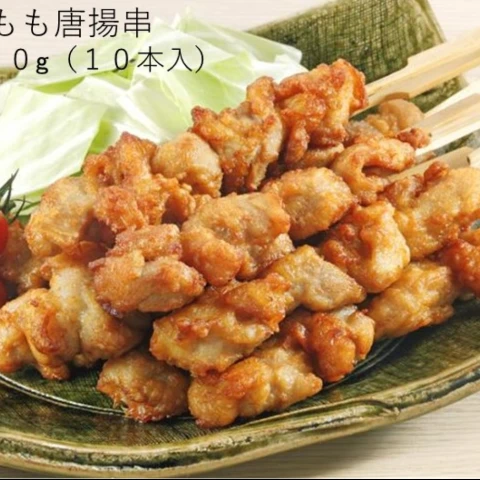 24351  鶏もも唐揚串  650g(10本入) ニチレイフーズ