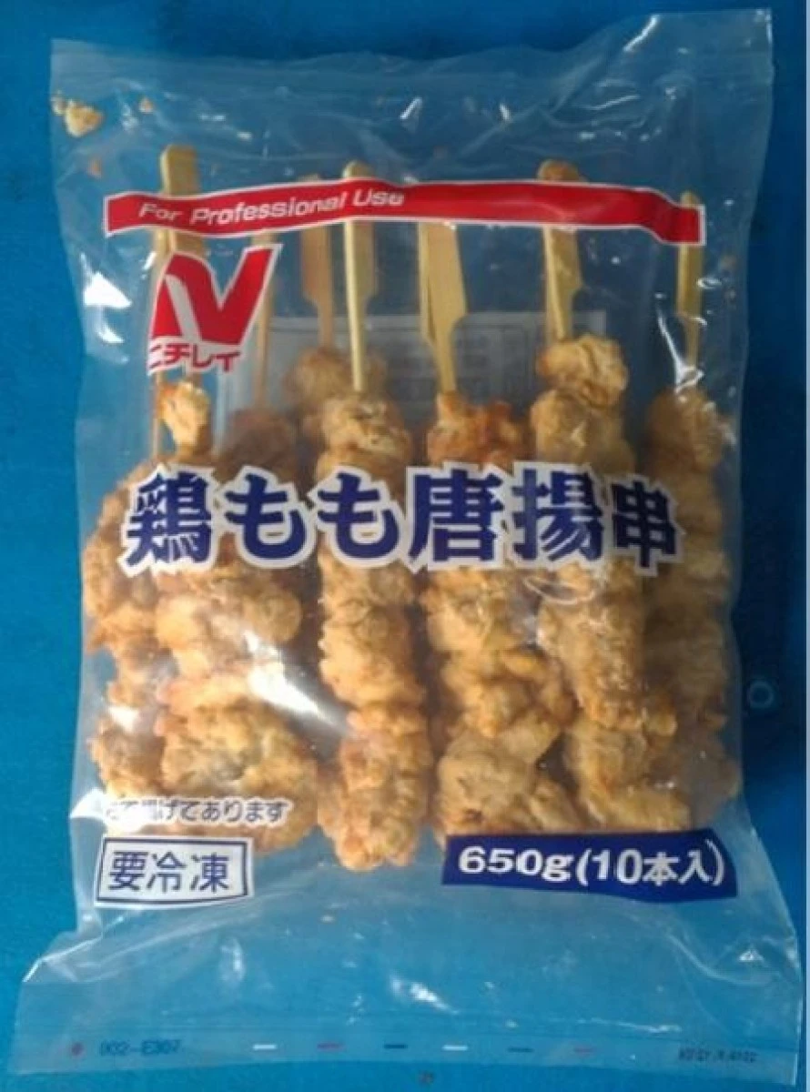 24351  鶏もも唐揚串  650g(10本入) ニチレイフーズ