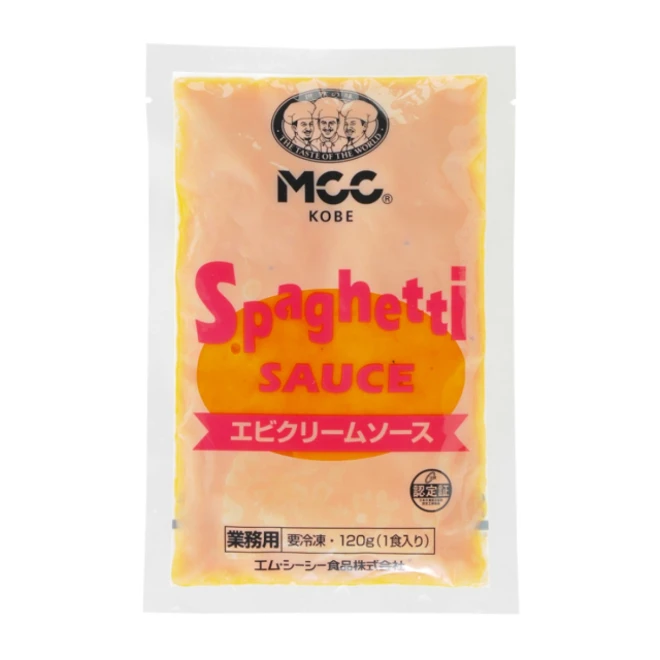 25974x5  冷凍 スパゲティソース エビクリームソース 120g×5個 エム・シーシー食品