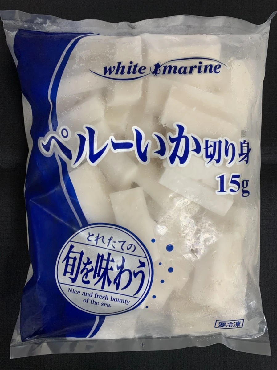 12211 ホワイトマリン ペルーイカ切身 1.2kg 東亜商事