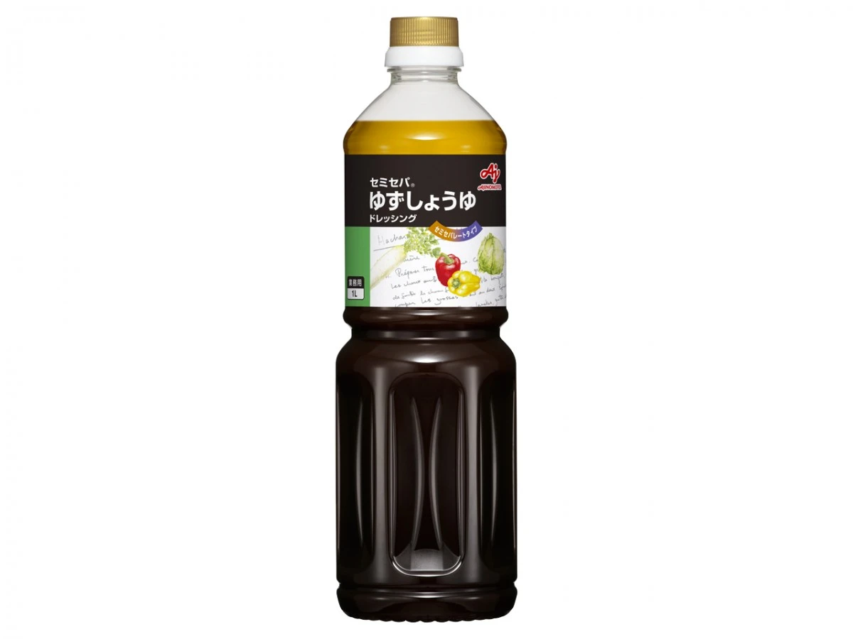 183216　業務用「セミセパ」ゆずしょうゆドレッシング 1Lボトル 味の素