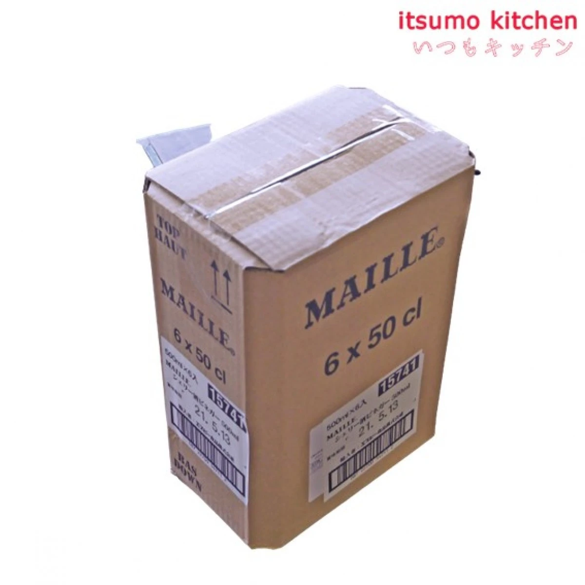 192267x6 【送料無料】MAILLE シェリー酒ビネガー 500mLx6本 エスビー食品