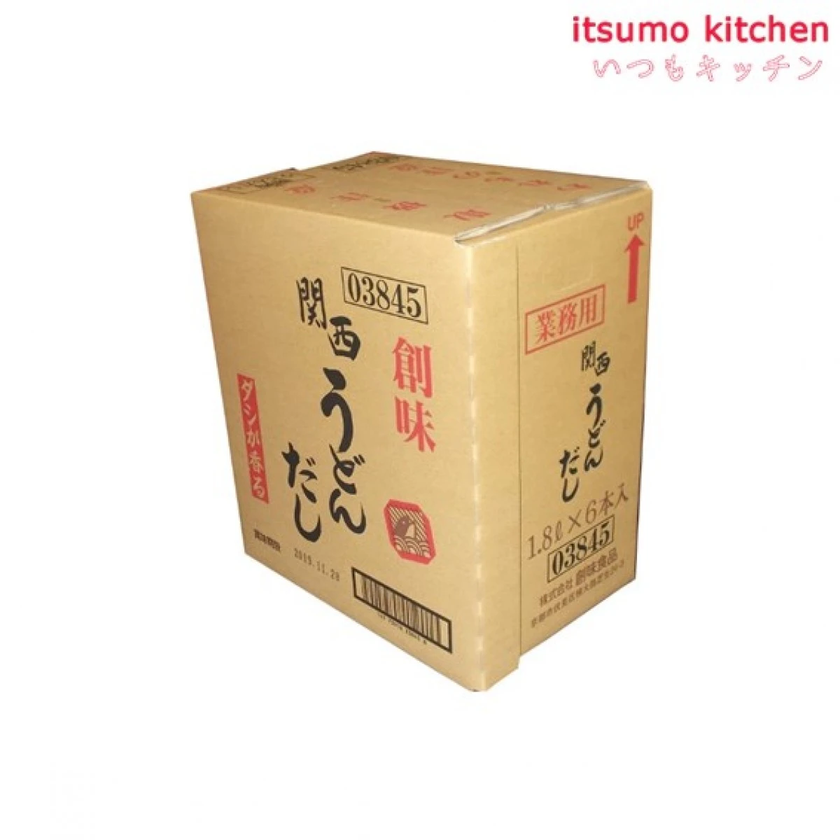 193237x6【送料無料】関西うどんだし 1.8Lx6本 創味食品