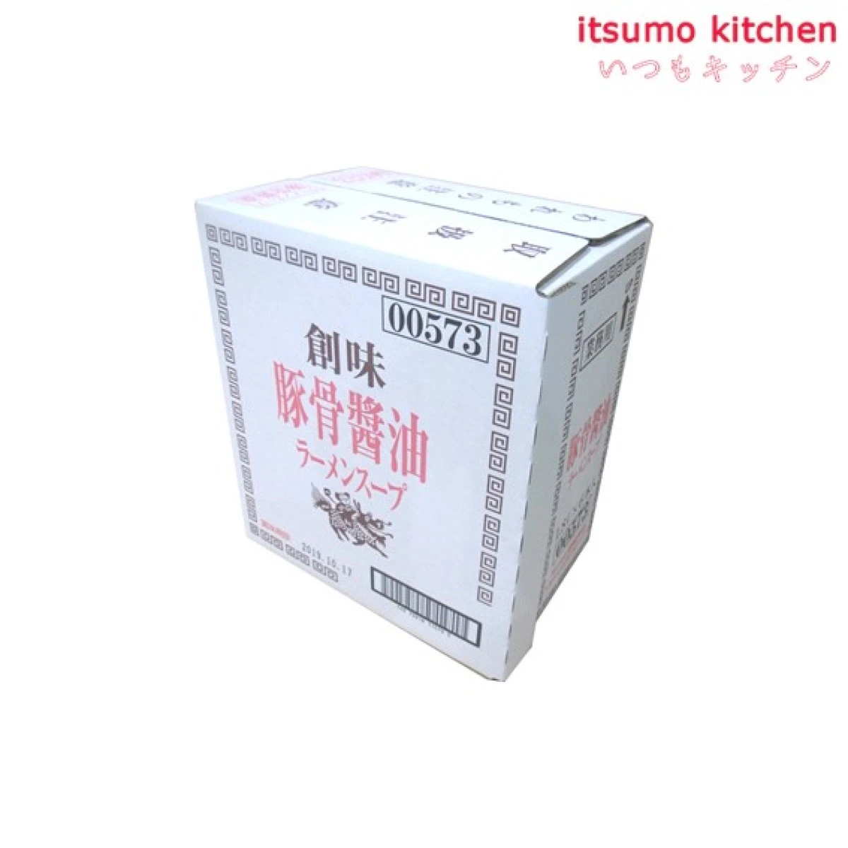 195743x6【送料無料】豚骨醤油ラーメンスープ 1.8Lx6本 創味食品