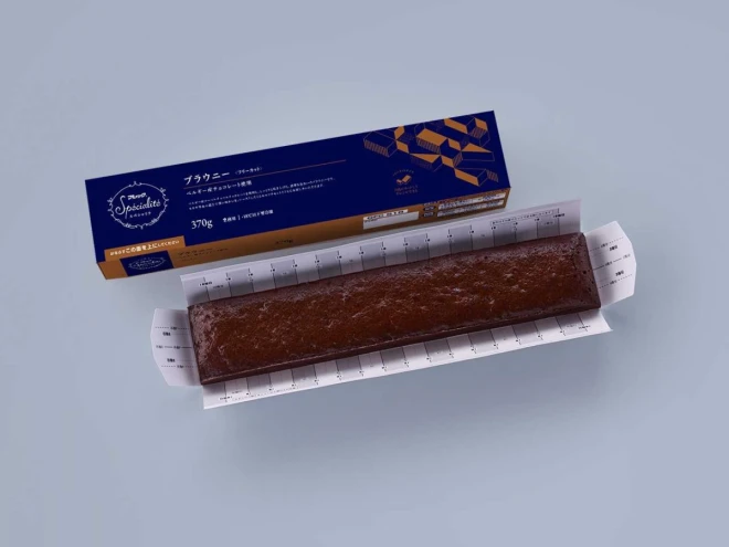 27673 フリーカットケーキ ブラウニー（ベルギー産チョコレート使用） 370g 味の素冷凍食品