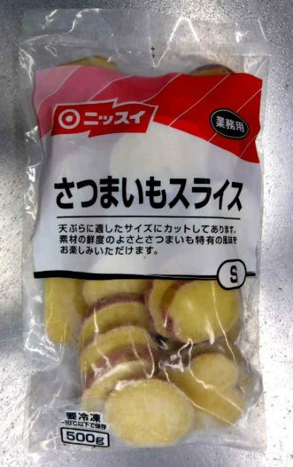 11568 ＣＮ さつま芋スライス Ｓ 500g 日本水産 - いつもキッチン