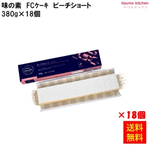 26688x18 【送料無料】 フリーカットケーキ ピーチショート 380g×18個 味の素冷凍食品