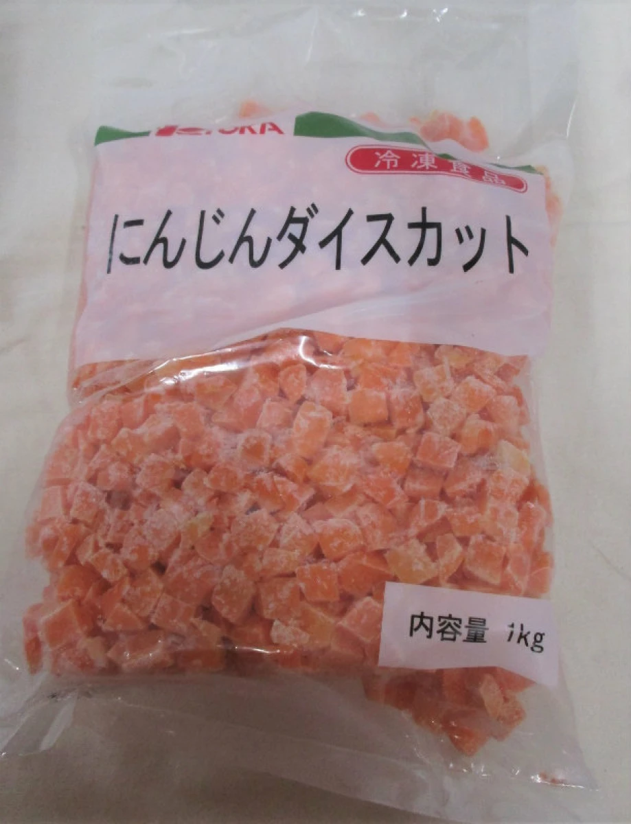 11173 ダイスキャロット 10mm  1kg 京果食品