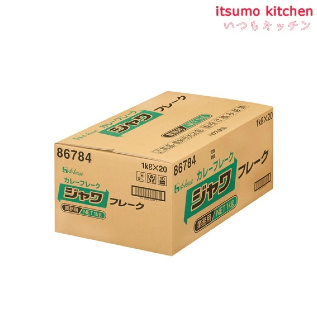 211049x20【送料無料】ジャワフレーク 1kgx20袋 ハウス食品