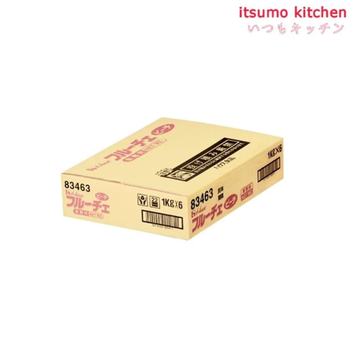 225018x6【送料無料】1kg 業務用フルーチェ ピーチ 1kgx6袋 ハウス食品