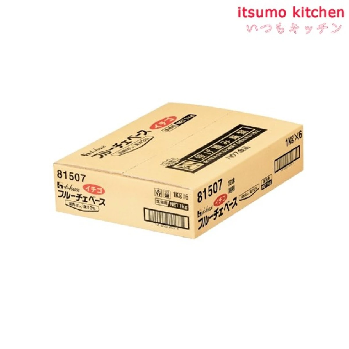 225026x6【送料無料】1kg フルーチェベース イチゴ 1kgx6袋 ハウス食品