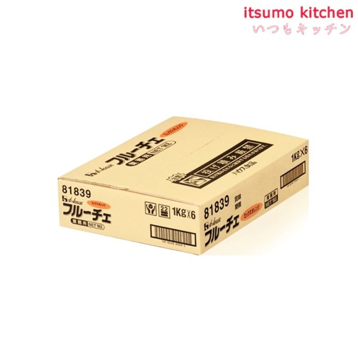 225068x6【送料無料】1kg 業務用フルーチェ ミックスオレンジ 1kgx6袋 ハウス食品