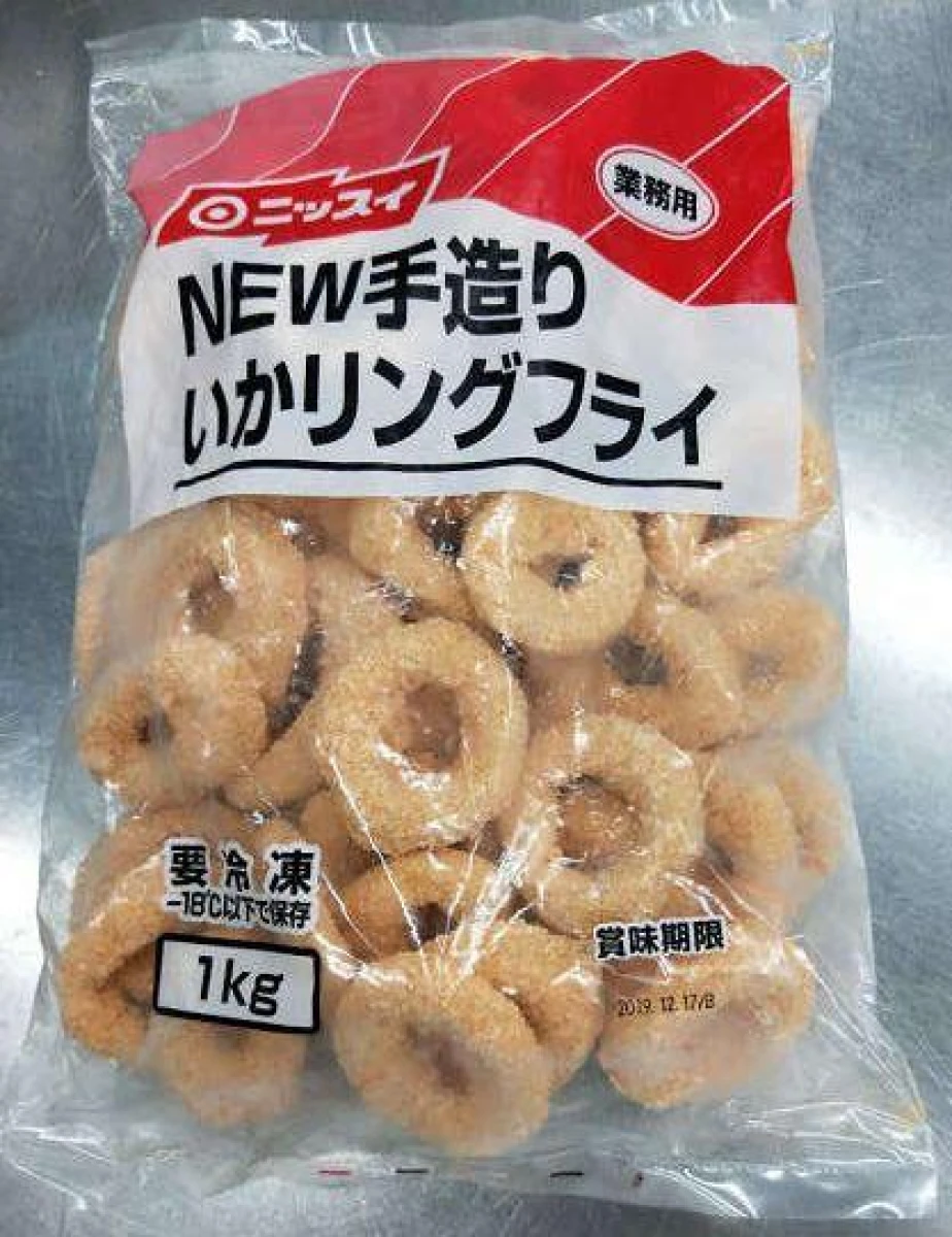 25119 NEW手造りいかリングフライ 1kg 日本水産