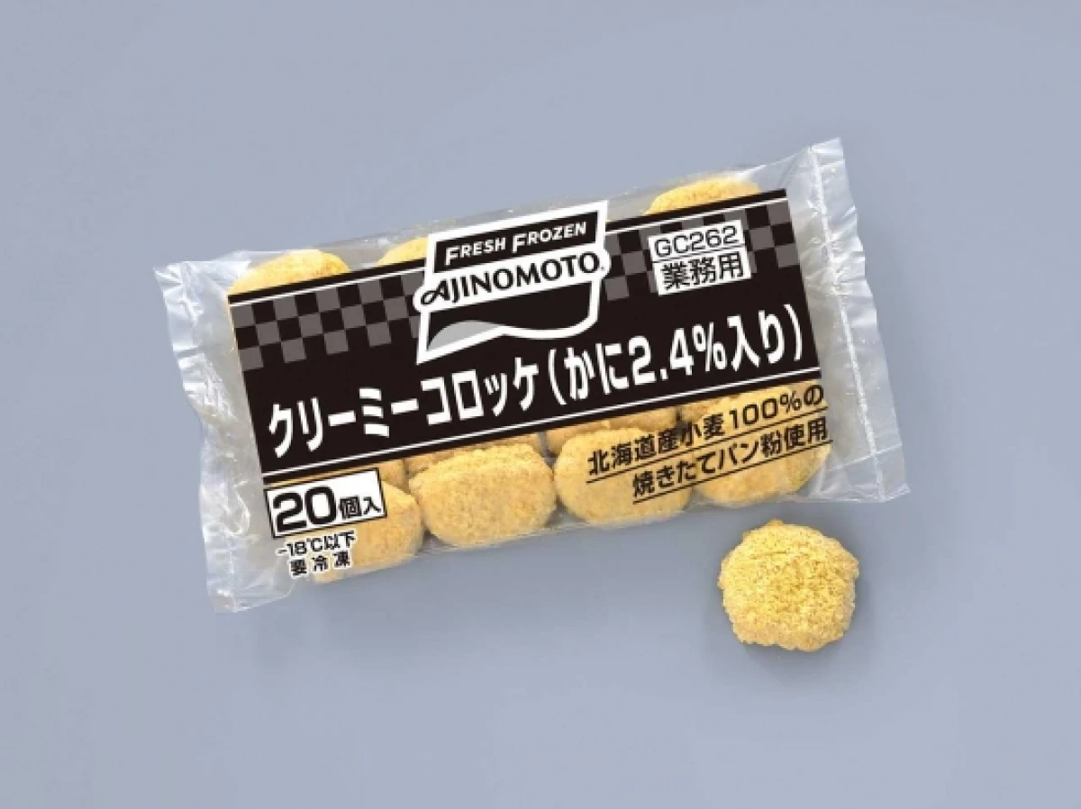 21462 クリーミーコロッケ（かに2.4％） 600g（20個） 味の素冷凍食品